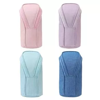 Многофункциональная сумка для ручек, большая вместимость, вертикальный пенал, сумка для маркеров, держатель для карандашей для взрослых темно-синий