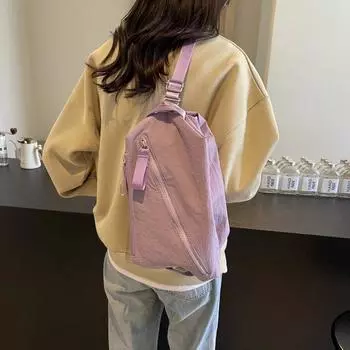 Многофункциональная сумка на одно плечо из прочного нейлона с застежкой-молнией, легкая, простая, модная, прочная, устойчивая, унисекс, рюкзак для движения