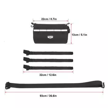 Многофункциональная сумка на руль велосипеда Велосипедная сумка Седельная сумка Сумка на раму велосипеда Сумка на плечо Pannier темно-синий