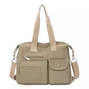 Многофункциональная сумка-тоут Легкая водонепроницаемая сумка-тоут Сумка через плечо Женская сумка на плечо хаки