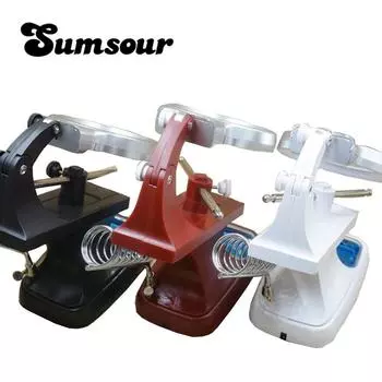 Многофункциональная сварочная настольная лупа, светодиодная лампа, линза, вспомогательный зажим, подержанный сварочный инструмент для ремонта красный