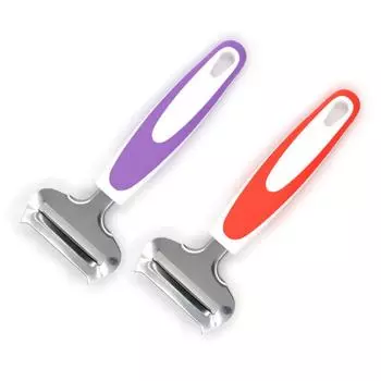 Многофункциональная терка для сыра из нержавеющей стали, кухонные принадлежности для приготовления пищи, оранжевый, фиолетовый