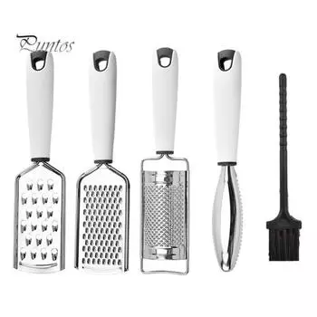 Многофункциональная терка для сыра, лезвие из нержавеющей стали, эргономичная ручка, измельчитель картофеля, фруктов, овощей, лимонной цедры, инструмент для очистки рыбы, кухонный инструмент F