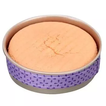 Многофункциональная термостойкая впитывающая моющаяся форма для торта, влажная полоска, товары для дома, ровная полоска для выпечки фиолетовый