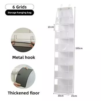 Многофункциональная тканевая подвесная сумка за дверью. Многослойная подвесная сумка для хранения. Разный органайзер. Подвесной органайзер для хранения.