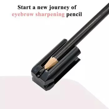 Многофункциональная точилка для карандашей для бровей, острый мини-принадлежности для перманентного макияжа, инструмент для заточки карандашей для бровей для женщин чёрный