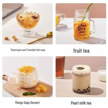 Многофункциональная умная стеклянная кастрюля Xiaomi Mijia для супа и чая 1000W белый