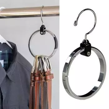 Многофункциональная вешалка для гардероба, сверхмощная, выдерживает вращение на 360 градусов, антикоррозийный ремень, подвесной держатель, органайзер для шарфа, шляпы и галстука