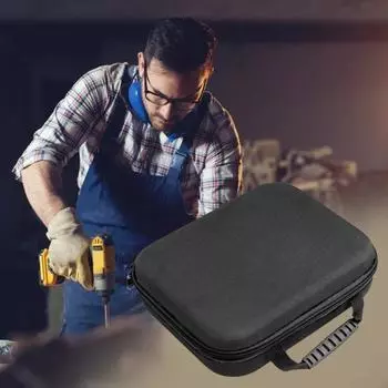 Многофункциональная водонепроницаемая портативная сумка для инструментов для электрической дрели с ручкой на молнии Портативная противоударная сумка большой вместимости Органайзер для оборудования B