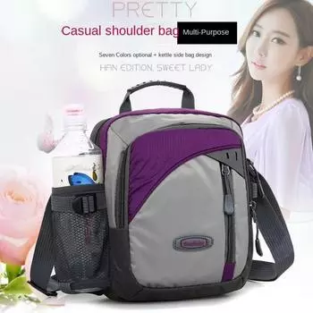 Многофункциональная водонепроницаемая уличная сумка через плечо, женская повседневная сумка на плечо с карманами для бутылок с водой, сумки на слинге для пешего туризма, велоспорта и скалолазания красный