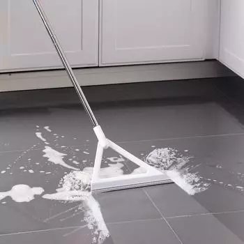 Многофункциональная волшебная метла, щетка для подметания, силиконовая швабра, бытовая метла для мытья полов, регулируемая щетка для подметания полов белый