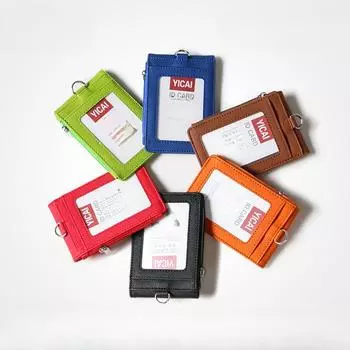 Многофункциональная выдвижная пряжка для рабочих карточек с ремешком на груди Рукав для карточек Автобус Метро Рукав для рисовых карточек Сумка для документов на молнии Сумка для карточек