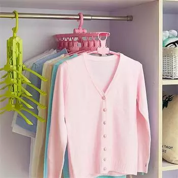 Многофункциональная выдвижная вешалка Складная пластиковая нескользящая вешалка для одежды Вешалка для одежды