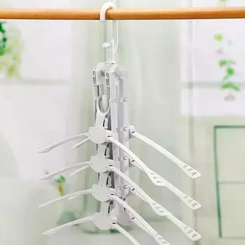 Многофункциональная выдвижная вешалка Складная пластиковая нескользящая вешалка для одежды Вешалка для одежды