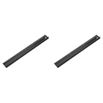 Многофункциональная защитная линейка для рук из алюминиевого сплава, нескользящая линейка (300мм)