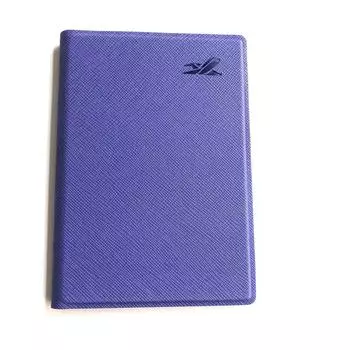 Многофункциональная защитная обложка для паспорта, кожаная сумка для хранения, сумки для хранения карточек, большая вместимость, простые чехлы с рисунком самолета чёрный