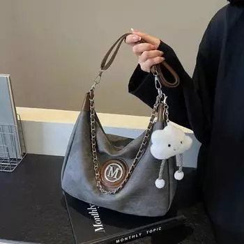 Многофункциональная женская сумка через плечо, большая вместительная сумка на плечо