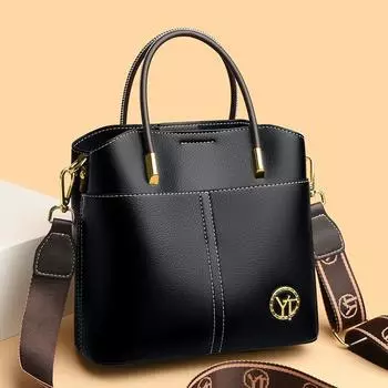 Многофункциональная женская сумка из искусственной кожи, модный дизайн, большая вместительная сумка через плечо, женская брендовая сумка-тоут, сумки-мессенджеры