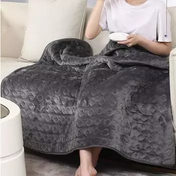 Многофункциональное электрическое одеяло с постоянной температурой для домашнего дивана, подогреваемое одеяло, умное офисное покрывало с таймером, моющееся одеяло-накидка 60*80cm