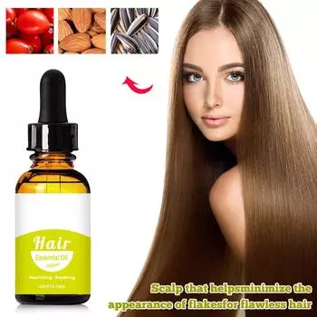 Многофункциональное масло для волос для предотвращения выпадения волос, фиксация волос, смягчение волос, улучшение ухода за волосами, беспокойство 10 мл One size белый