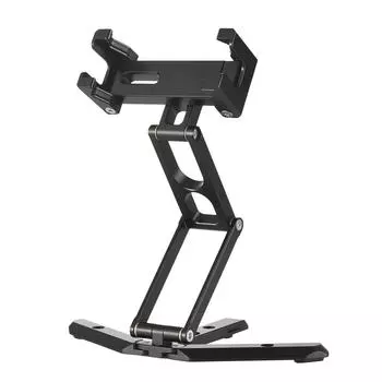 Многофункциональное настольное крепление для телефона, складное крепление для телефона на штатив, регулируемый держатель для телефона, зажим для телефона чёрный