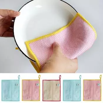 Многофункциональное нецарапающееся проволочное полотенце для мытья посуды Проволочное полотенце для мытья посуды Многоцелевые проволочные тряпки для мытья посуды Чистящая салфетка Волшебное полотенце для посуды