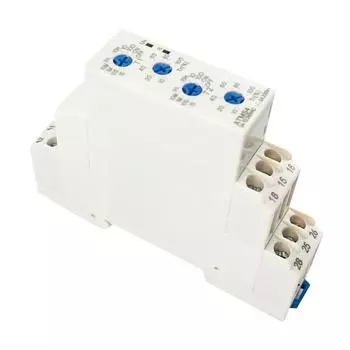Многофункциональное реле времени с задержкой, многофункциональное, монтаж на DIN-рейку, широкий диапазон напряжений 24 В 220 В для промышленного управления A