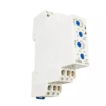 Многофункциональное реле времени с задержкой, многофункциональное, монтаж на DIN-рейку, широкий диапазон напряжений 24 В 220 В для промышленного управления A