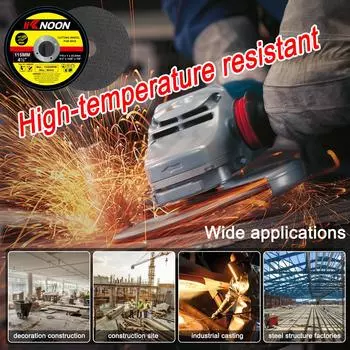 Многофункциональное режущее лезвие KKnoon из оксида алюминия, диаметр 115 мм, 4-12 дюймов, металл, нержавеющая сталь 50pcs разноцветный