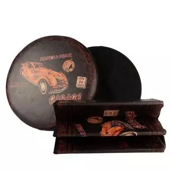 Многофункциональное складное сиденье с гаражным местом для хранения вещей, пухлая подставка для ног с гаражным органайзером