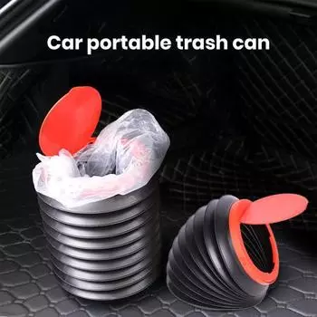 Многофункциональное складное ведро емкостью 4 л, складной мусорный бак, портативный герметичный мусорный бак большой емкости