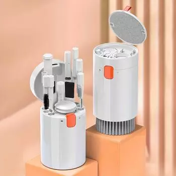 Многофункциональное средство для чистки клавиатуры 20 в 1, набор щеток для чистки наушников, ручка для чистки наушников для ПК, ноутбука, телефона, наушников, камеры для Airpod чёрный