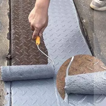 Многофункциональное средство для удаления и преобразования ржавчины на металле, краска металлик, 100 мл, автомобильная антикоррозионная паста, многоцелевое средство для защиты от ржавчины на железе чёрный