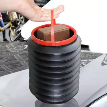 Многофункциональное телескопическое ведро для воды, складной контейнер для хранения, портативный мусорный бак B