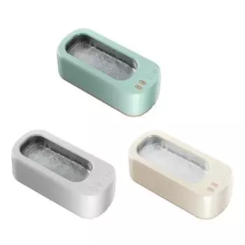 Многофункциональное ультразвуковое чистящее устройство 47 кГц, бесшумный очиститель для ювелирных изделий белый