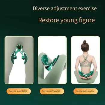Многофункциональное устройство для красоты ног Тренировка мышц тазового дна Послеродовой фиксатор для ног Счетный тренажер Фитнес-устройство зелёный