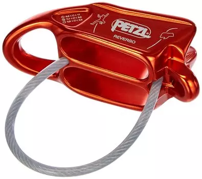 Многофункциональное устройство PETZL Reverso, красное, один размер, подходит для большинства беретов/лацканов