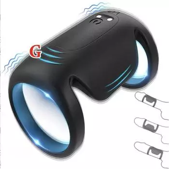 Многофункциональное вибрационное кольцо для пениса для взрослых мужчин, секс-игрушки для пар, мини-силиконовое кольцо, стимулятор точки G, секс-игрушки для мужчин