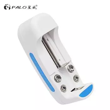 Многофункциональное зарядное устройство PALO для литиевых аккумуляторов 18650 17650 16500 14500 9 В 6F22 для NI-CD NI-MH AA/AAA аккумуляторов EU
