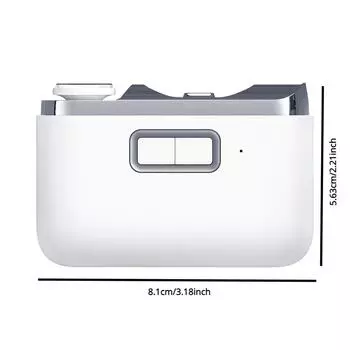 Многофункциональные электрические кусачки для ногтей, портативные кусачки для ногтей, точилка для ногтей для рук и ног, кусачки для ногтей для пожилых людей и детей белый