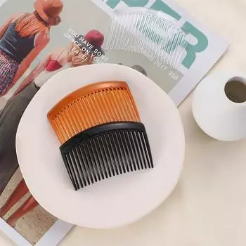 Многофункциональные аксессуары для волос с 23 зубцами, расческа для волос ручной работы, зажим для волос, расческа, инструменты для укладки кофейный