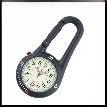 Многофункциональные часы для альпинизма с флуоресцентным циферблатом и застежкой безопасности для скалолазания белый