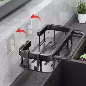 Многофункциональные держатели для кухонной мойки, клейкие настенные, для столешницы, сушилка для очищающего средства для лица