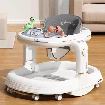 Многофункциональные детские ходунки: Детская коляска с защитой от опрокидывания для мальчиков и девочек (7-18 месяцев)
