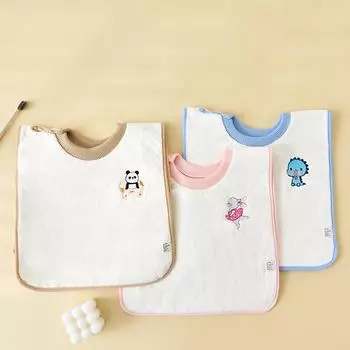 Многофункциональные детские нагрудники, детские полотенца с милыми мультяшными животными для мытья лица, детское водонепроницаемое полотенце Kawaii с воротником, нагрудник
