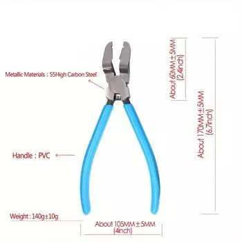 Многофункциональные диагональные плоскогубцы Автомобильные плоскогубцы Автомобильные плоскогубцы для крепления заклепок Плоскогубцы для зачистки проводов Отвертка с плоской головкой Инструмент для удаления 1pcs