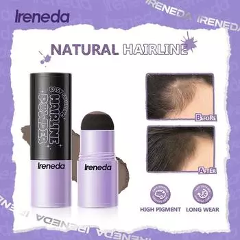 Многофункциональные хайлайтеры для лица Ireneda, пудра для линии волос, натуральная легкая форма для заполнения линии роста волос, ручка для наполнителя линии волос, теневая пудра, косметика для макияжа