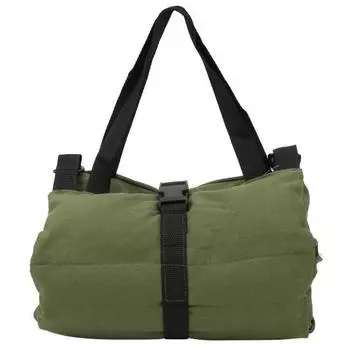 Многофункциональные холщовые сумки для хранения инструментов, органайзеры, рулонные сумки с 5 карманами на молнии, зеленые Green