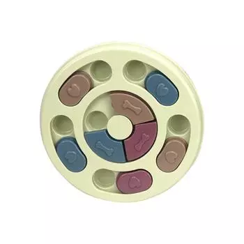 Многофункциональные игрушки-пазлы для собак, развивающие игрушки для кормления щенков зелёный