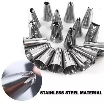 Многофункциональные инструменты для украшения торта, силиконовый кондитерский мешок, горлышко для торта из нержавеющей стали, многоразовые силиконовые инструменты для мешков, насадка для выпечки